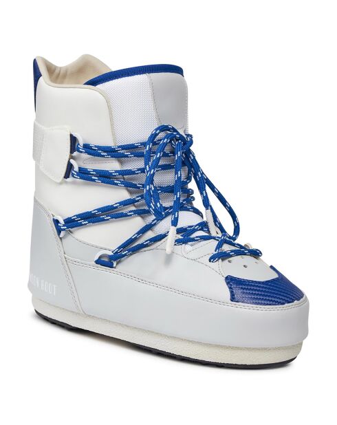 Après-ski blanc/gris/bleu