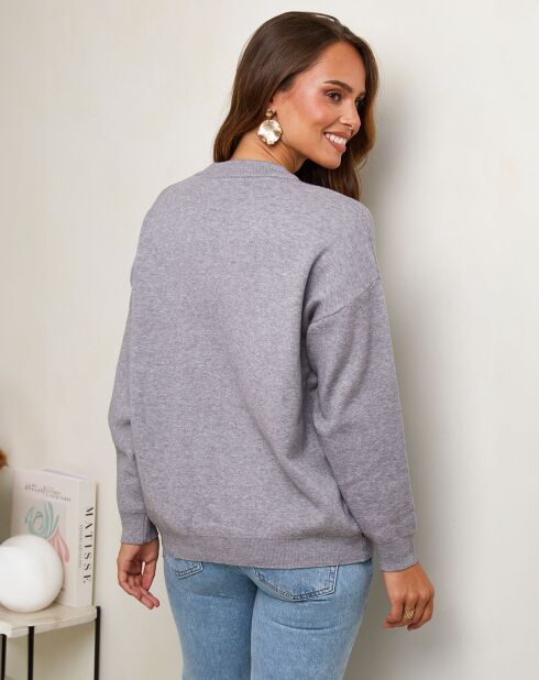 Pull Judith gris