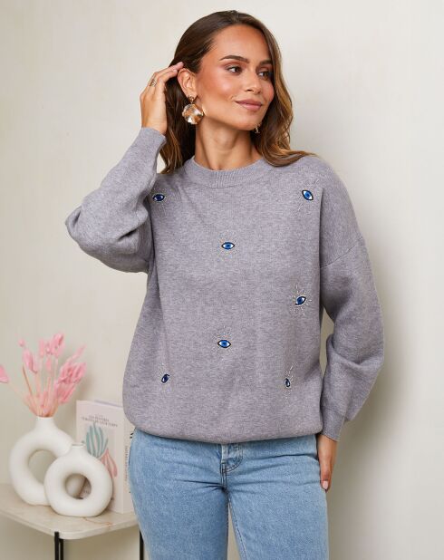 Pull Judith gris