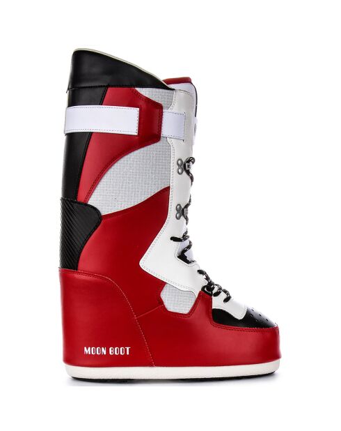 Après-ski blanc/rouge/noir