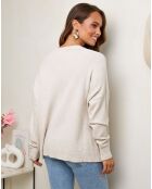 Pull Valentine beige