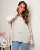 Pull Valentine beige