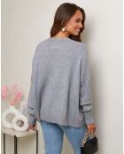 Pull Valentine gris