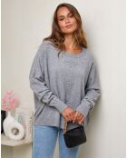 Pull Valentine gris