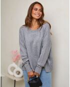 Pull Valentine gris