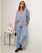 Pull Valentine gris