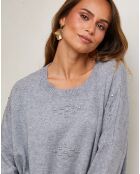 Pull Valentine gris