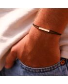 Khakifarbenes, vergoldetes Advanced Bar-Armband