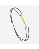 Khakifarbenes, vergoldetes Advanced Bar-Armband