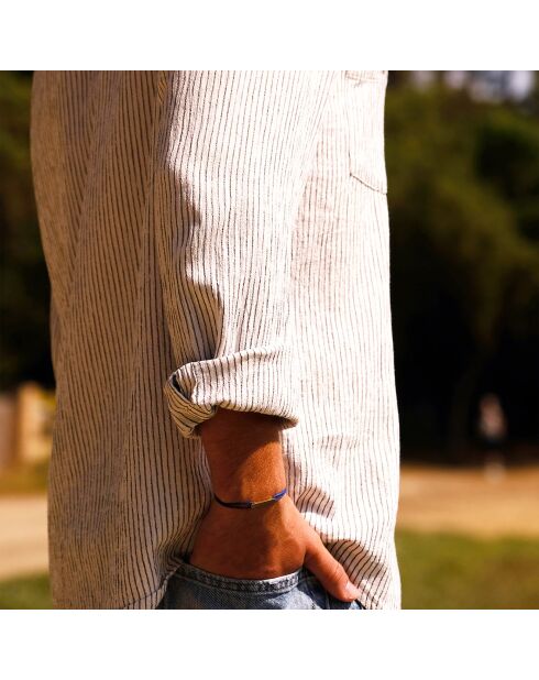 Königsblaues vergoldetes Frasque Bar-Armband