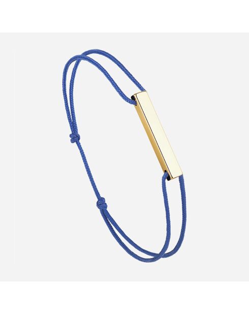 Königsblaues vergoldetes Frasque Bar-Armband