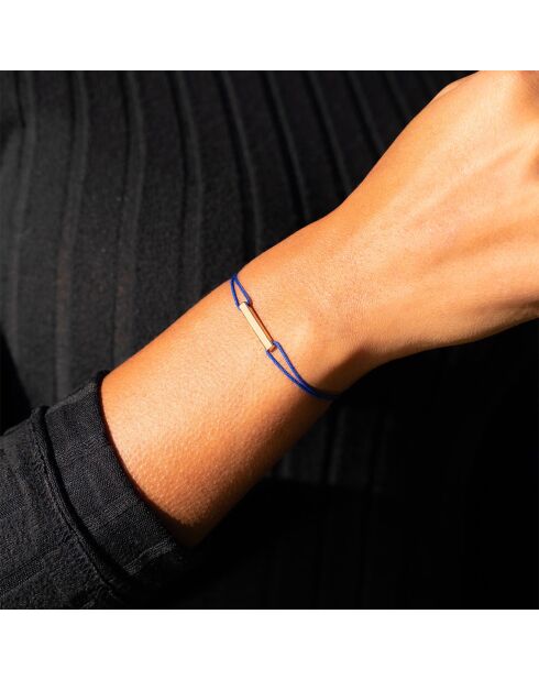 Königsblaues vergoldetes Frasque Bar-Armband