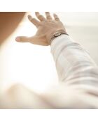 Rose Sales Grove armband in kaki/wit hout