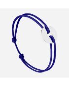 Pulsera Arezzo Target chapada en plata azul real