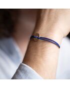 Pulsera Arezzo Target chapada en plata azul real