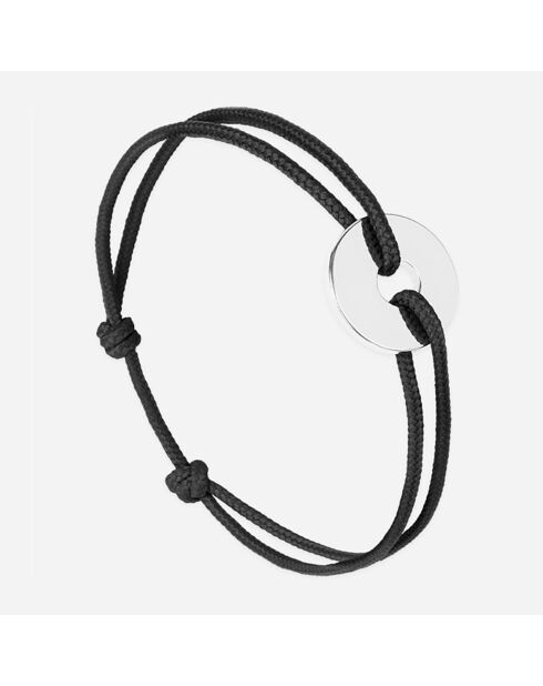 Schwarz versilbertes Target Gauge-Armband