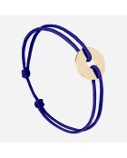 Pulsera Siracusa Target chapada en oro azul real