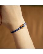 Pulsera Siracusa Target chapada en oro azul real