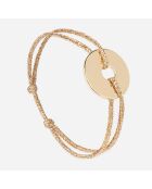 Vergulde Target Tag-armband