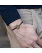 Kaki vergulde Hanse Target-armband