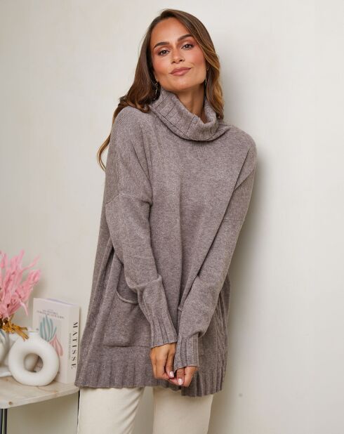 Pull Lise taupe