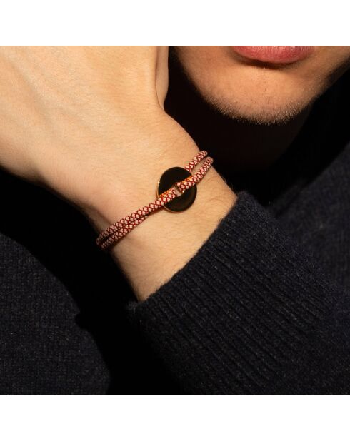 Koper/witvergulde rankdoelarmband