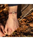 Koper/witvergulde rankdoelarmband