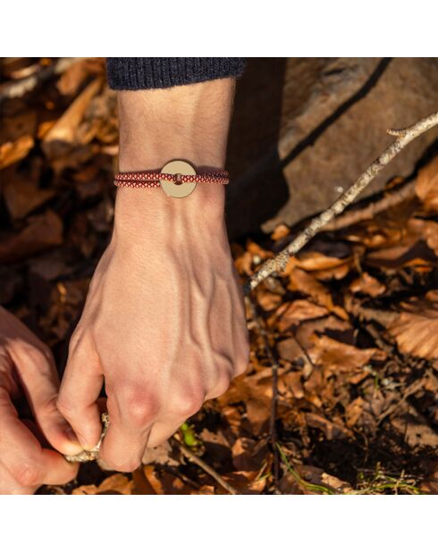 Koper/witvergulde rankdoelarmband