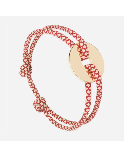 Koper/witvergulde rankdoelarmband