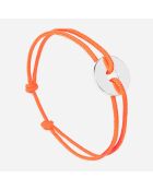 Orange versilbertes Target-Armband