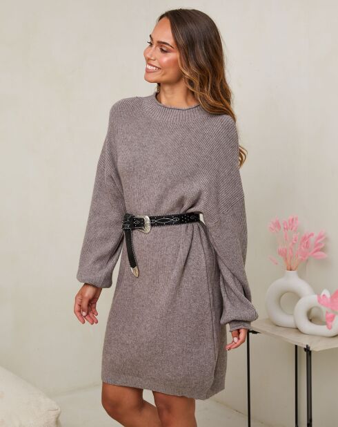 Robe Claudine grise