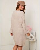 Robe Claudine taupe