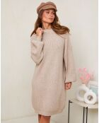 Robe Claudine taupe