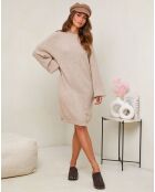 Robe Claudine taupe