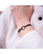 Schwarz vergoldetes Accord Circle Armband