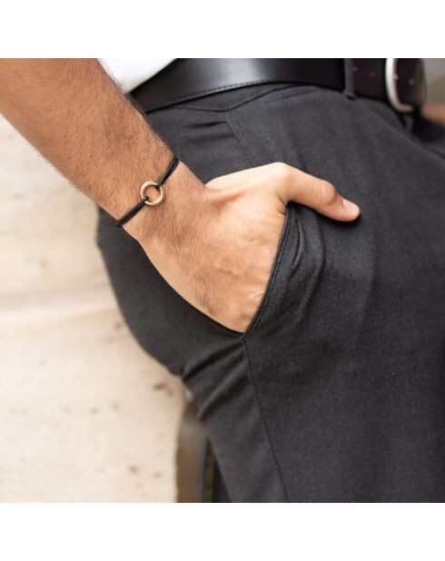 Schwarz vergoldetes Accord Circle Armband