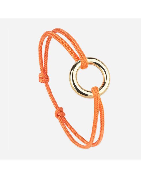 Oranje vergulde Essor Cirkelarmband