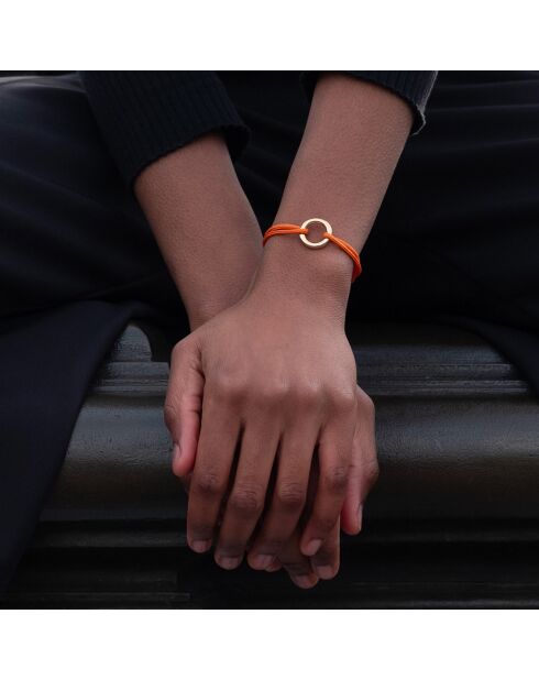 Oranje vergulde Essor Cirkelarmband