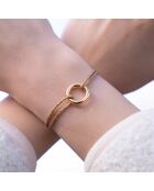 Vergulde Pulsion Circle-armband