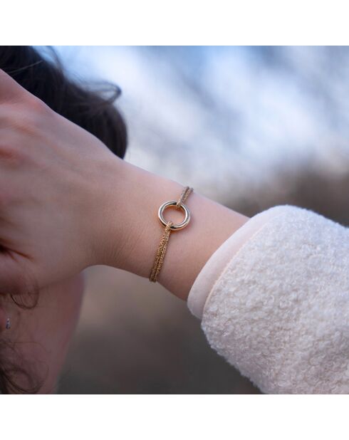 Vergulde Pulsion Circle-armband