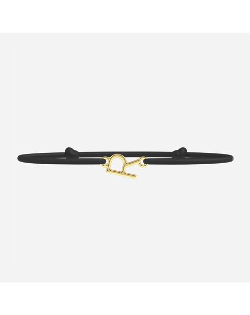 Bracelet Lettre R noir