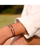 Bracelet Lettre T noir