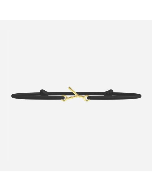 Bracelet Lettre Y noir