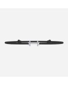 Bracciale con lettera I placcato in argento nero