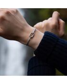 Versilbertes Spine Link Armband