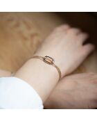 Brazalete de eslabones Flin chapado en oro