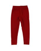 Pantalon sous couche en Laine mélangée rouge