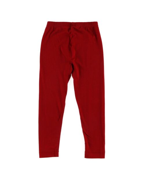 Pantalon sous couche en Laine mélangée rouge