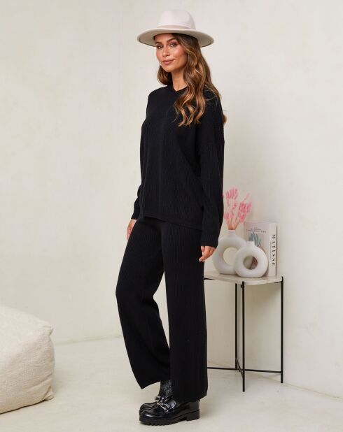 Ensemble Pull & Pantalon Olhga noir