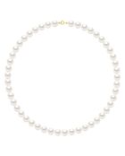 Chocker Perles de Culture d'Eau Douce Rondes blanches